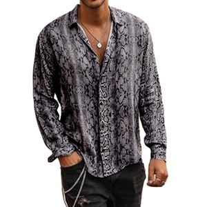 <b>Men's</b> Printed <b>Shirt</b> Full <b>Sleeve</b> Single Button Best Selling Cheap Price Wholesale OEM Fashionable Export Oriented Customs Design - Product Image 2