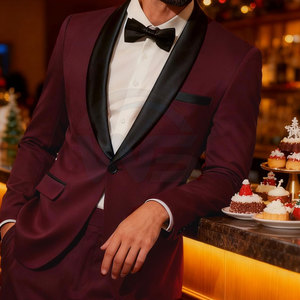 Trajes de esmoquin de diseño clásico para hombre, ropa formal, tela premium, suministro al por mayor, trajes de esmoquin con tamaño, color y diseño personalizados. - Product Image 6
