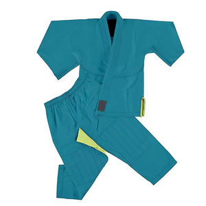 Tenue d'arts martiaux pour adultes, uniforme de BJJ en coton tissé perlé, pantalon respirant en ripstop, vêtements d'entraînement légers renforcés - Product Image 6
