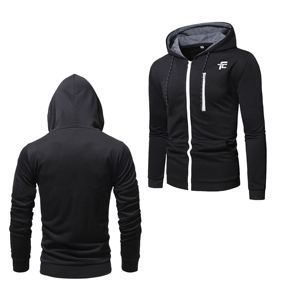 เสื้อฮู้ดดี้ผู้ชาย คุณภาพสูง น้ำหนักเบา ผ้าฝ้าย 100% แบบซิป ให้ความอบอุ่น มีสไตล์ และสวมใส่สบายทุกฤดูกาลด้วยลายเซ็นของเรา - Product Image 5