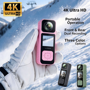 กล้องแอคชั่นพกพา IFA03 Q2 รุ่น 4K เลนส์คู่ 130 °   การบันทึกภาพมุมกว้างแบบ MP4 พร้อมระบบมองเห็นในเวลากลางคืนอัตโนมัติ - Product Image 4