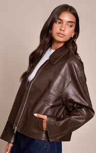 Fashion Comfortable Women Leather <b>Jacket</b> for Streetwear 2026 Solid Color Casual Wear <b>Ladies</b> <b>Jacket</b> Fashion Comfortable Women - Product Image 4