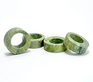 <b>Hand</b> Crafted Design Marble Napkin <b>Ring</b> Stone Napkin <b>Ring</b> Terrazzo Napkin <b>Rings</b> Marble Napkin <b>Holder</b> at very low wholesale Price - Product Image 1
