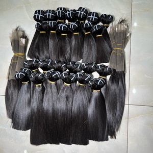 Extensiones de Cabello de Primera Calidad, Cabello Liso Natural, 100% Cabello Humano Vietnamita, Longitud de 8 a 10 Pulgadas, Listo para Enviar - Product Image 6