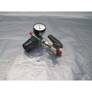 Régulateur Dixon avec manomètre USG, vanne à boisseau sphérique SS-43S4 - Équipements et pièces semi-conductrices de renommée mondiale - Product Image 1