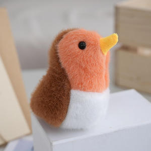 Toucan Plush Stuffed Doll Keychain Cute Simulation Parrot <b>Little</b> Bird Pendant <b>Backpack</b> Charm Toys Key Chain Accessories - Product Image 3