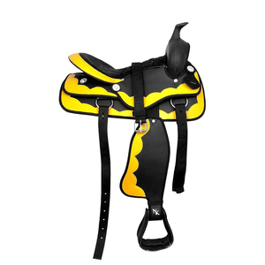 Selle Western en cuir véritable de qualité supérieure, équipement professionnel d'équitation, équipement de cowboy, selle de ranch, selle de randonnée, logo personnalisé OEM - Product Image 1
