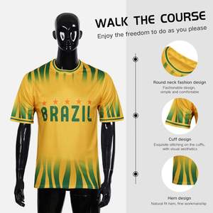 Jersey de Fútbol Americano de Primera Calidad con Diseño Personalizado y Servicio OEM, Nombre del Equipo Personalizado, Transpirable y Cómodo, 100% Poliéster, Pantalón Corto - Product Image 4