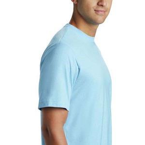 Camiseta de Manga Corta con Cuello Redondo para Hombre, Color Azul, 100% Algodón, Impresión Digital Personalizada, Estilo Suave - Product Image 3