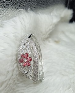 Bracelet Exquis en Diamant Américain Micro-Pavé, Bijoux de Mariage de Luxe en Pierre AD, Accessoires de Mode pour Femmes - Fabricant - Product Image 4