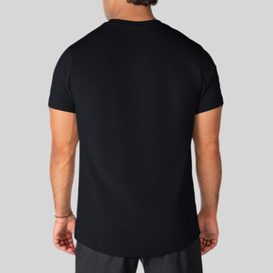 Camiseta Deportiva de Cuello Redondo de Secado Rápido Personalizada al por Mayor, Camisetas Deportivas Transpirables de Secado Rápido de 180 Gsm para Hombre - Product Image 3