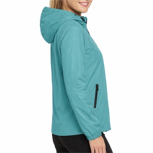 Chaqueta Cortavientos de Nailon Sólido para Mujer, Transpirable, con Capucha, Cierre Frontal, Ligera, para Senderismo, Casual, Primavera, Ropa Deportiva Protectora - Product Image 3