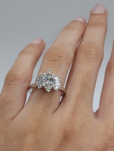 2.30 CT Lab Grown Marquise Cut <b>Diamond</b> <b>Ring</b> in 18K Gold | IGI Certified Luxury Engagement <b>Ring</b> | Elegant Bridal Jewelry - Product Image 1