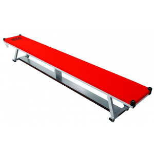 Stag Iconic Aluminum Gymnastics <b>Padded</b> <b>Bench</b> Support Stand Portable Practice Platform With Storage Shelf - Product Image 2