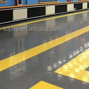 Dalles de sol de garage en PVC antidérapantes, amovibles et à emboîtement, robustes, type « pièce de monnaie », pour atelier - Product Image 2