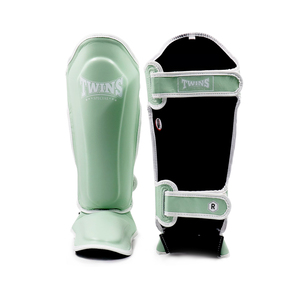 Professional <b>Model</b> Shin Pad & Guard Genuine Cowhide Leather Protection Gear Custom Logo Training & Sparring Martial Arts - Product Image 4