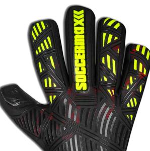 Gants de gardien de but de football noirs en PU, antidérapants, avec protection des doigts, pour l'entraînement des enfants - Product Image 4