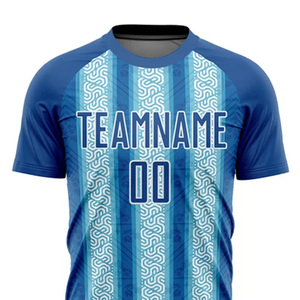 Vêtements d'entraînement légers et respirants pour équipe, ensemble de maillots de football personnalisés, polyester, manches courtes, uniforme de sport de football - Product Image 6