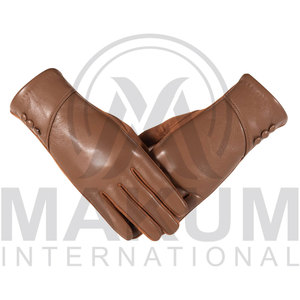 New High Quality Dressing Leather Gloves Custom Made Leather Gloves Fashion Leather Gloves - Product Image 2
