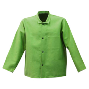 Veste de sécurité industrielle de qualité supérieure, résistante, en tissu de coton perforé FR, protection du corps, veste de soudage de qualité supérieure - Product Image 3