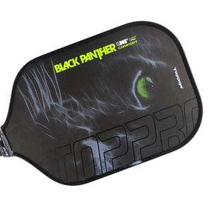 TOPPRO T7005 BLACK PANTHER COMFORT Raqueta de tenis de fibra de carbono de alta calidad Premium PU Grip Toray T700 Polímero de cara de carbono - Product Image 6