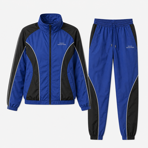 Midweight Nylon/Cotton Hooded Solid Casual <b>Wind</b> <b>Breaker</b> Women Suits Outdoor 2 Piece Set Custom Logo Waterproof Tracksuits - Product Image 4