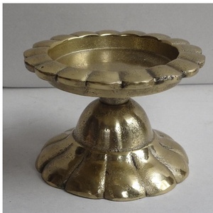 Vintage Style Aluminium Candle Holder Sampat Candle Holder Brass and Silver Finish Christmas Decoration Home Decor Metal Craft - Product Image 4
