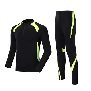 Mens Half <b>Zip</b> Long Sleeve Soccer Training Top Breathable Quick Dry Sports Shirt Gym Fitness Running Workout Pullover for Men - Product Image 6
