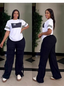 Ensemble deux pièces de pantalons de travail amples et tendance avec plusieurs poches – Vente en gros directe fabricant - Product Image 5