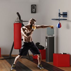 Plateforme murale réglable pour sacs de vitesse, idéale pour l'entraînement de boxe et de MMA, et pour les balles de frappe et de vitesse - Product Image 1