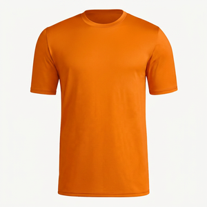 Camiseta de Jersey para Hombre, Azul Marino, Manga Corta, Cuello Redondo, Estampada, Formal, Corte Ajustado, Secado Rápido, Color Sólido, 100% Poliéster - Product Image 6