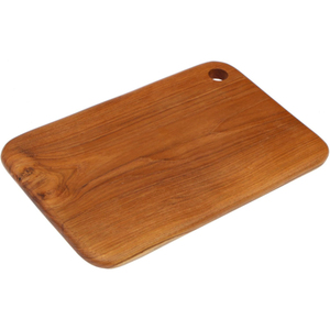 Planche à découper en bois artisanale de qualité supérieure avec trou de suspension, grande, robuste et durable, pour légumes et viande - Product Image 2