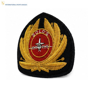 Premium Quality Custom Uniform Badges with Safety <b>Pin</b> Eco-Friendly Embroidery Fine Detail OEM Service Available - Product Image 3