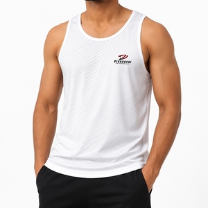 Débardeurs de sport pour hommes, flexibles, doux, durables, confortables et performants, pour l'été et la salle de sport. - Product Image 1