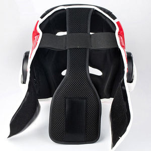 Custom Boxing Headwear Full Face Protection MMA Sparring <b>Head</b> Guard Adjustable Fastener Fighting <b>Training</b> Helmet Wholesale - Product Image 3