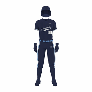 Bulk Order High Performance for Baseball Uniform Full Button Soft Mesh Breathable Baseball Jersey Custom Team <b>Name</b> - Product Image 3