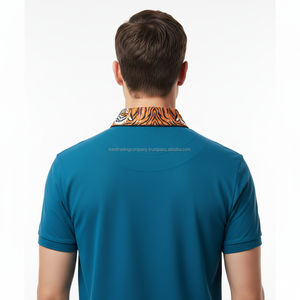 เสื้อโปโลปักลายแบบกำหนดเอง ผ้าวาฟเฟิลเนื้อแน่น สำหรับผู้ชาย ผ้าฝ้าย 100% ระบายอากาศได้ดี เสื้อกอล์ฟ คุณภาพสูง ผู้ผลิตขายส่ง - Product Image 5