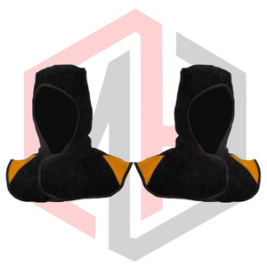 Capuche de soudeur en coton noir FR, tissu ignifuge, antistatique, résistant à la chaleur, couleur personnalisée, équipement de sécurité pour la tête - Product Image 3