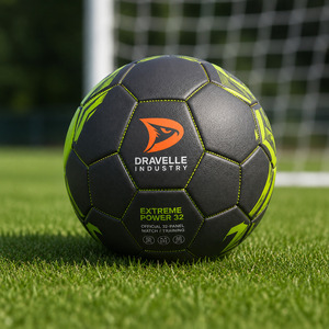 Ballon de football en PU de qualité supérieure en gros, taille 5 |   Ballon de football personnalisé avec logo cousu à la machine |   Lot de 32 ballons d'entraînement Academy Match pour l'entraînement intensif - Product Image 6