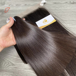 Hot Trend All-Length Wavy Hand Tied Machine Double Weft Virgin <b>Bleached</b> Hair Extensions Vietnam Wholesale Retail Price Available - Product Image 1
