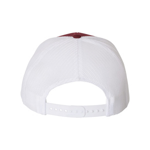 Casquette de sport pour homme en maille à 6 panneaux, bicolore, imprimée, de haute qualité, avec logo brodé, style trucker snapback, idéale pour l'été en extérieur - Product Image 5