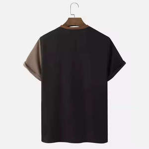 เสื้อยืดแขนสั้นผู้ชายทรงปกติ พิมพ์ลายอักษรวิจิตรจีน ผ้าถักโพลีเอสเตอร์ แห้งเร็ว น้ำหนัก 320 กรัม สีดำ ดีไซน์สวย - Product Image 2
