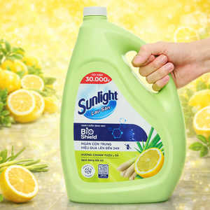 Sunlight floor <b>cleaner</b> Bioshield yuzu lemon & lemongrass 3.6kg x 3 Cans - Product Image 5