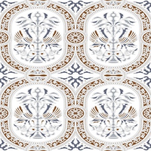 Carrelage en céramique gris marbré style marocain 30x30cm pour chambre à coucher, design moderne, carrelage extérieur pour allée de voiture - Product Image 1