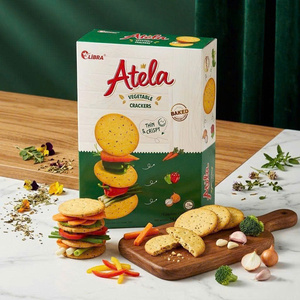 แครกเกอร์ผักอาเทลา 342 กรัม บิสกิตหัวหอมกรอบ ฮาลาล ขายส่ง ODM - Product Image 1