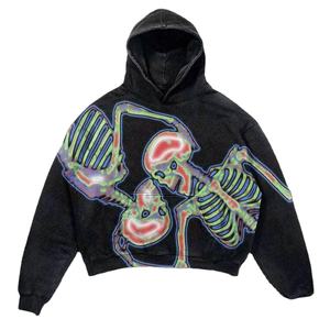 เสื้อฮู้ดสตรีทแวร์ผู้ชาย |   เสื้อฮู้ดดี้พิมพ์ลายกราฟิกตามสั่ง รับผลิตแบบ OEM - Product Image 1