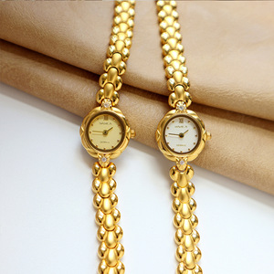 Montre Femme Vintage de Luxe Haut de Gamme à Mini Cadran, Mouvement Quartz Citizen, Boîtier et Bracelet en Acier Inoxydable, Aiguilles, Étanchéité 3 ATM, Garantie 1 An - Product Image 1