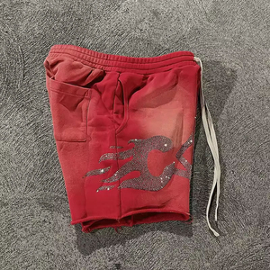 Pantalon de jogging pour homme de haute qualité, personnalisé, style streetwear vintage, coupe oversize, en toile unie, séchage rapide, respirant, taille mi-haute avec cordon de serrage - Product Image 3