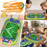 Table de baby-foot portable mini, jeu de société interactif de football pour enfants, idéal pour les fêtes en famille et les salles de jeux intérieures