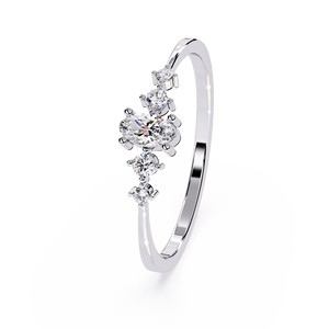 Bijoux Loista avec diamant cultivé en laboratoire certifié GIA IGI CVD VVS, anneaux en or massif, bague de fiançailles, bijoux pour femmes - Product Image 2